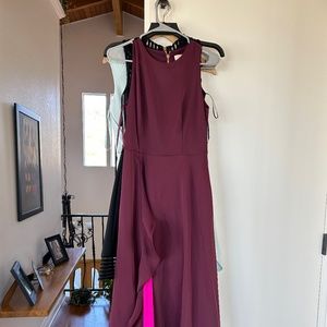 Ted baker dress bundle maroon floor length sleeveless dress